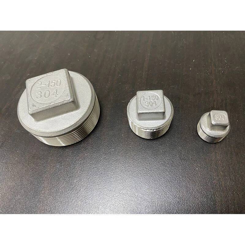 ステンレス鋼製角ねじプラグ